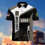 US Veterans Polo Shirt ESYF050201, Gifts For Dad, For Husband, Gifts For US Veterans, Gifts On Father's Day, Independence Day, Veterans Day. - Image 2