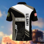 US Veterans Polo Shirt ESYF050201, Gifts For Dad, For Husband, Gifts For US Veterans, Gifts On Father's Day, Independence Day, Veterans Day. - Image 3