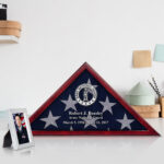 Premium Personalized Flag Case BPVC250201, Flag Box for American Veteran Flag 9.5 X 5 Feet, Flag Display Case for Burial, Flag Wall Mounted, Flag to Display Folded - Image 5