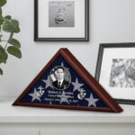 Premium Personalized Flag Case BPVC120301, Flag Box for American Veteran Flag 9.5 X 5 Feet, Flag Display Case for Burial, Flag Wall Mounted, Flag to Display Folded - Image 15