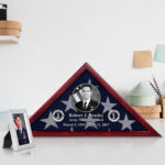 Premium Personalized Flag Case BPVC120301, Flag Box for American Veteran Flag 9.5 X 5 Feet, Flag Display Case for Burial, Flag Wall Mounted, Flag to Display Folded - Image 5