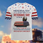 US Veterans Collection ESYF060301, Memorial Day Is For Them Veterans Day Is For Me, Gifts For US Veterans, Best Gifts On Memorial Day, Father's Day, Independence Day, Armed Forces Day, Veterans Day. - Image 10