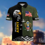 US Veterans Polo Shirt ESYF270301, Gifts For US Veterans, Gifts On Father's Day, Armed Forces Day, Independence Day, Veterans Day. - Image 2
