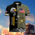 US Veterans Polo Shirt ESYF270301, Gifts For US Veterans, Gifts On Father's Day, Armed Forces Day, Independence Day, Veterans Day. - Image 20