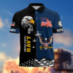 US Veterans Polo Shirt ESYF270301, Gifts For US Veterans, Gifts On Father's Day, Armed Forces Day, Independence Day, Veterans Day. - Image 11