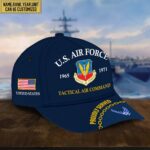 USAF Veteran Cap, Custom Name Rank, Year, Gifts for Air Force Veteran VPVC003904 - Image 2
