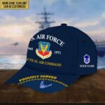 USAF Veteran Cap, Custom Name Rank, Year, Gifts for Air Force Veteran VPVC003904 - Image 3