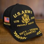 Premium Custom Name, Rank, Embroidered US Veterans Hats CPVC090704, 250th Anniversary, Gift For US Veterans, Gifts On Veterans Day. - Image 2