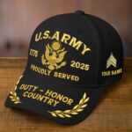 Premium Custom Name, Rank, Embroidered US Veterans Hats CPVC090704, 250th Anniversary, Gift For US Veterans, Gifts On Veterans Day. - Image 3