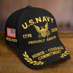 Premium Custom Name, Rank, Embroidered US Veterans Hats CPVC090704, 250th Anniversary, Gift For US Veterans, Gifts On Veterans Day. - Image 6