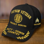 Premium Custom Name, Rank, Embroidered US Veterans Hats CPVC090704, 250th Anniversary, Gift For US Veterans, Gifts On Veterans Day. - Image 21