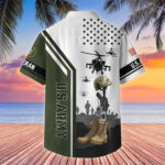 Premium US Veterans Hawaiian Shirt BPHN110711, Gifts For US Veterans, Gifts On Veterans Day. - Image 6