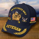 Premium Embroidered US Veterans Hats CPVC090703, Custom Name, Rank & Years Of Sevice, Gift for US Veterans, Gift on Veterans Day - Image 7