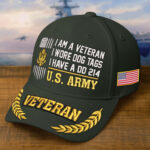 Premium Embroidered US Veterans Hats BPHN170711, Gifts for US Veterans, Gifts on Veterans Day - Image 3
