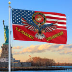 Premium USMC Grommet Flag VPVC120021, 250th Anniversary Marine Corps Flag, Gifts For Marine Veteran, Best Gifts On Father's Day, Veterans Day.