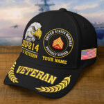 Premium Embroidered US Veterans Hats BPHN230712, Custom Name & Rank, Gifts for US Veterans, Gifts on Veterans Day - Image 11