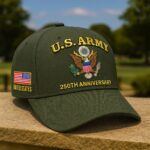 Embroidered US Veterans Hats FSYF300701, 250th Anniversary, Gifts for US Veterans, Gifts on Veterans Day - Image 2