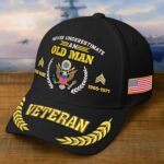 Premium Embroidered US Veterans Hats BPHN230714, Custom Name, Rank & Year, Gifts for US Veterans, Gifts on Veterans Day - Image 3