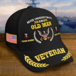 Premium Embroidered US Veterans Hats BPHN230714, Custom Name, Rank & Year, Gifts for US Veterans, Gifts on Veterans Day - Image 6
