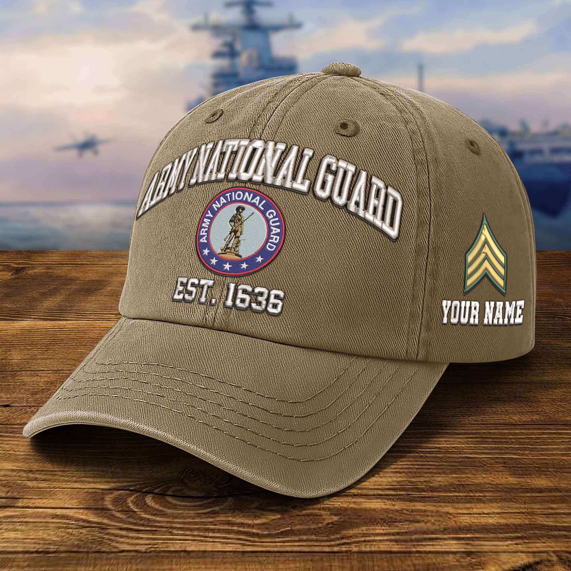 1755507544877.jpg Premium Custom Army National Guard Embroidered Hat VPVC309508, Gifts For Army National Guard Veteran, Gifts On Father's Day, Veterans Day. - Image 1