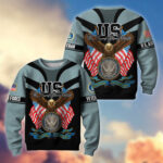 Premium US Veterans Sweatshirt ATTN140821, Gifts For US Veterans, Gifts On Father's Day, Veterans Day. - Image 25