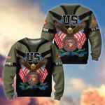 Premium US Veterans Sweatshirt ATTN140821, Gifts For US Veterans, Gifts On Father's Day, Veterans Day. - Image 22