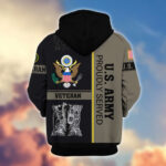 Premium US Veterans Zip Hoodie BPHN100911, Gifts For US Veterans, Gifts On Father's Day, Veterans Day. - Image 4