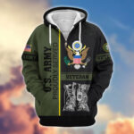 Premium US Veterans Zip Hoodie BPHN100911, Gifts For US Veterans, Gifts On Father's Day, Veterans Day. - Image 6