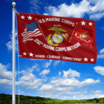 Premium USMC Grommet Flag CPVC250911, 250th Marine Corps Birthday Flag, Gifts For Marine Veteran, Best Gifts On Father's Day, Veterans Day. - Image 2