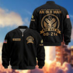 Premium Custom US Veteran Bomber Jacket VPVC808907, Gifts For US Veteran, Gifts On Father's Day, Veterans Day.