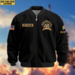 Custom US Veteran Bomber Jacket YSYF808907, Gifts For US Veteran, Gifts On Father's Day, Veterans Day. - Image 2