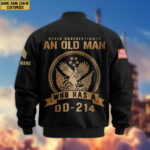 Custom US Veteran Bomber Jacket YSYF808907, Gifts For US Veteran, Gifts On Father's Day, Veterans Day. - Image 3