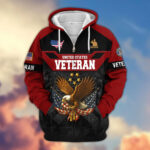 Premium US Veterans Zip Hoodie ATTN011023, Gifts For US Veterans, Gifts On Father's Day, Veterans Day. - Image 35