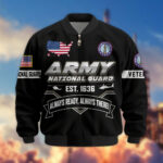 Premium US Veterans Bomber Jacket BPHN011013, Gifts For US Veterans, Gifts On Father's Day, Veterans Day. - Image 6