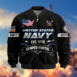 Premium US Veterans Bomber Jacket BPHN011013, Gifts For US Veterans, Gifts On Father's Day, Veterans Day. - Image 9