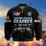Premium US Veterans Bomber Jacket BPHN011013, Gifts For US Veterans, Gifts On Father's Day, Veterans Day. - Image 12