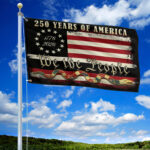 Premium America 250th Anniversary Grommet Flag VPVC120076, America 250th Flag, America 250th Birthday, Best Gifts On Independence Day, Veterans Day. - Image 2
