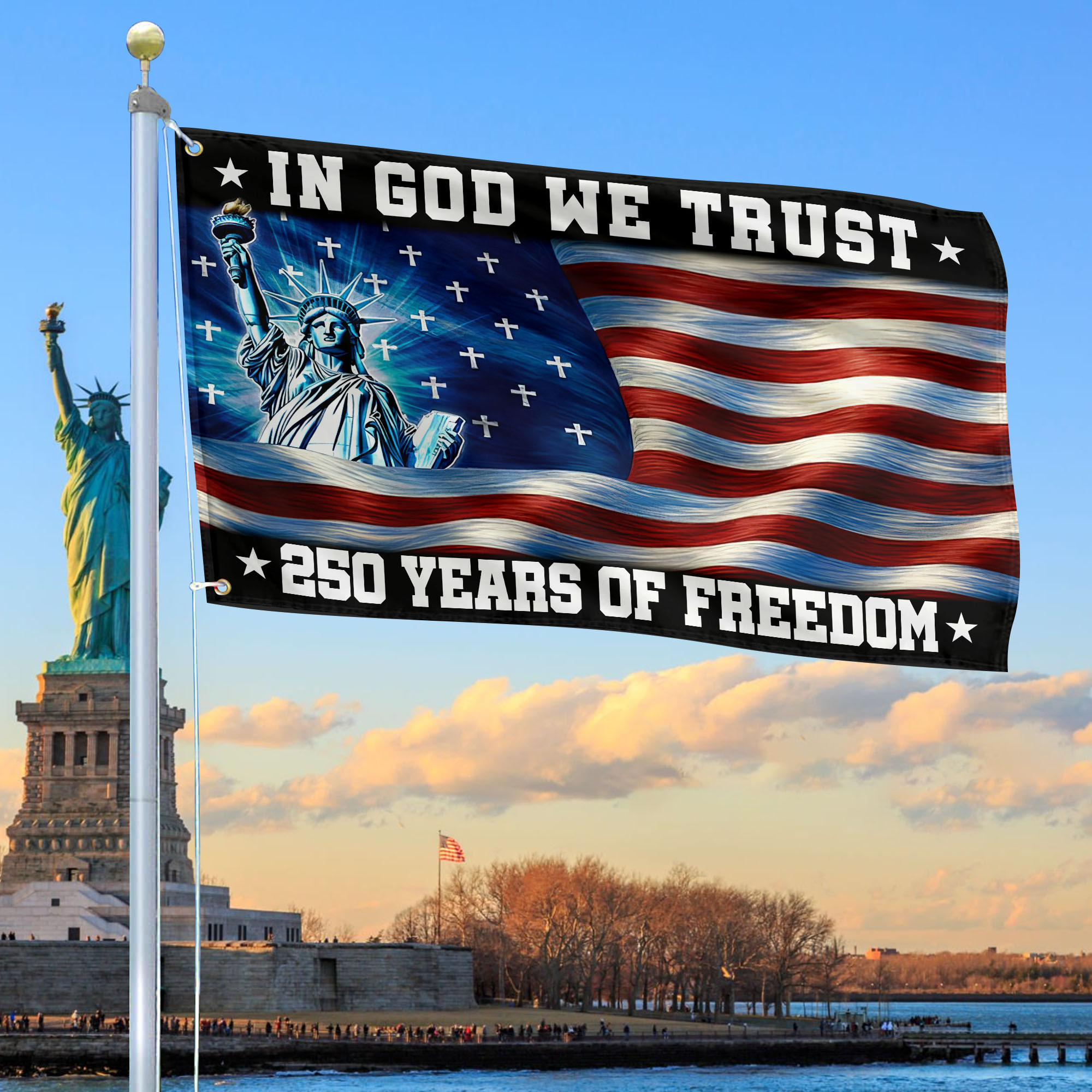 1769414130897.jpg Premium America 250th Anniversary Grommet Flag VPVC120102, America 250th Flag, America 250th Birthday, Best Gifts On Independence Day, Veterans Day. - Image 1