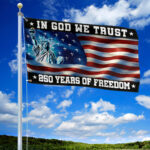 Premium America 250th Anniversary Grommet Flag VPVC120102, America 250th Flag, America 250th Birthday, Best Gifts On Independence Day, Veterans Day. - Image 2