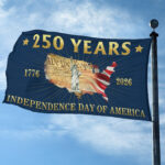 Premium America 250th Anniversary Grommet Flag VPVC120106, America 250th Flag, America 250th Birthday, Best Gifts On Independence Day, Veterans Day. - Image 3
