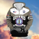 Premium US Veterans Zip Hoodie ATTN271025, Gifts For US Veterans, Gifts On Father's Day, Veterans Day. - Image 9