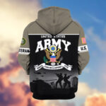 Premium US Veterans Zip Hoodie ATTN271025, Gifts For US Veterans, Gifts On Father's Day, Veterans Day. - Image 7