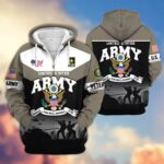 Premium US Veterans Zip Hoodie ATTN271025, Gifts For US Veterans, Gifts On Father's Day, Veterans Day. - Image 5