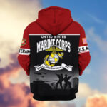 Premium US Veterans Zip Hoodie ATTN271025, Gifts For US Veterans, Gifts On Father's Day, Veterans Day. - Image 19