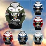 Premium US Veterans Zip Hoodie ATTN271025, Gifts For US Veterans, Gifts On Father's Day, Veterans Day.