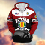 Premium US Veterans Zip Hoodie ATTN271025, Gifts For US Veterans, Gifts On Father's Day, Veterans Day. - Image 39