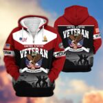 Premium US Veterans Zip Hoodie ATTN271025, Gifts For US Veterans, Gifts On Father's Day, Veterans Day. - Image 35