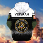 US Veterans Zip Hoodie ESKQ241111, Gifts For US Veterans, Gifts On Father's Day, Veterans Day. - Image 6