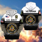 US Veterans Zip Hoodie ESKQ241111, Gifts For US Veterans, Gifts On Father's Day, Veterans Day. - Image 4