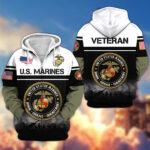US Veterans Zip Hoodie ESKQ241111, Gifts For US Veterans, Gifts On Father's Day, Veterans Day. - Image 22